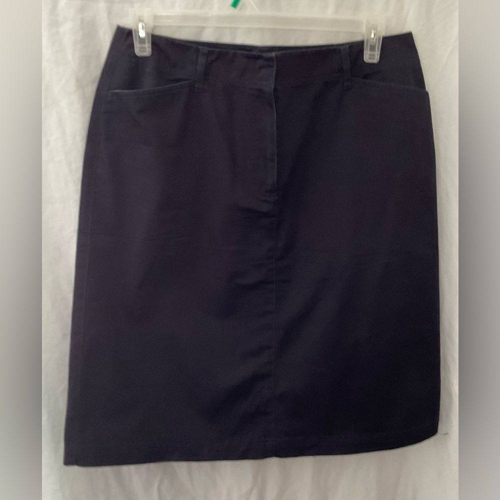 Lands end size 12 above the knee skirt